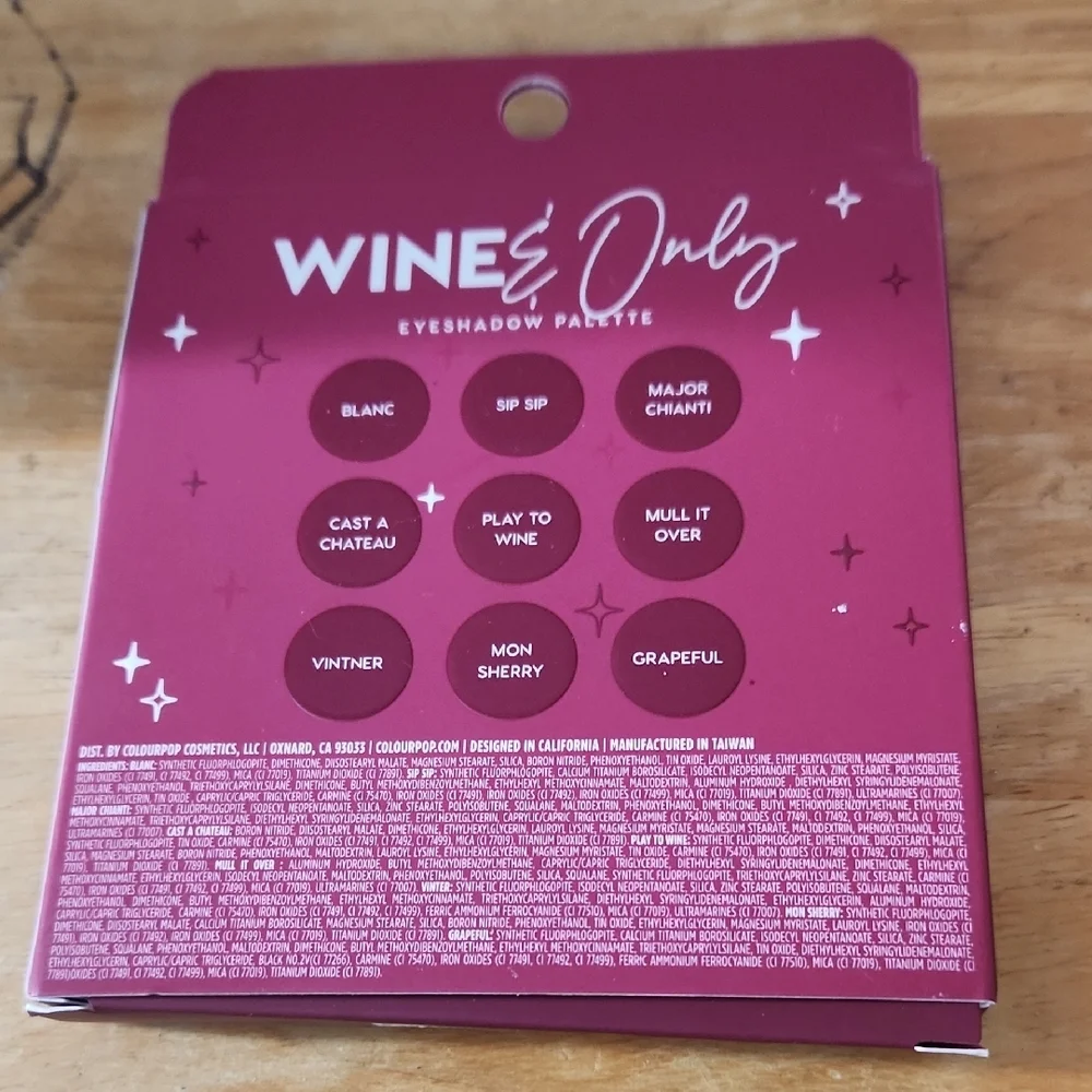 ColourPop Wine & Only Palette with Rich Burgundy Tones - Picture 2 of 4